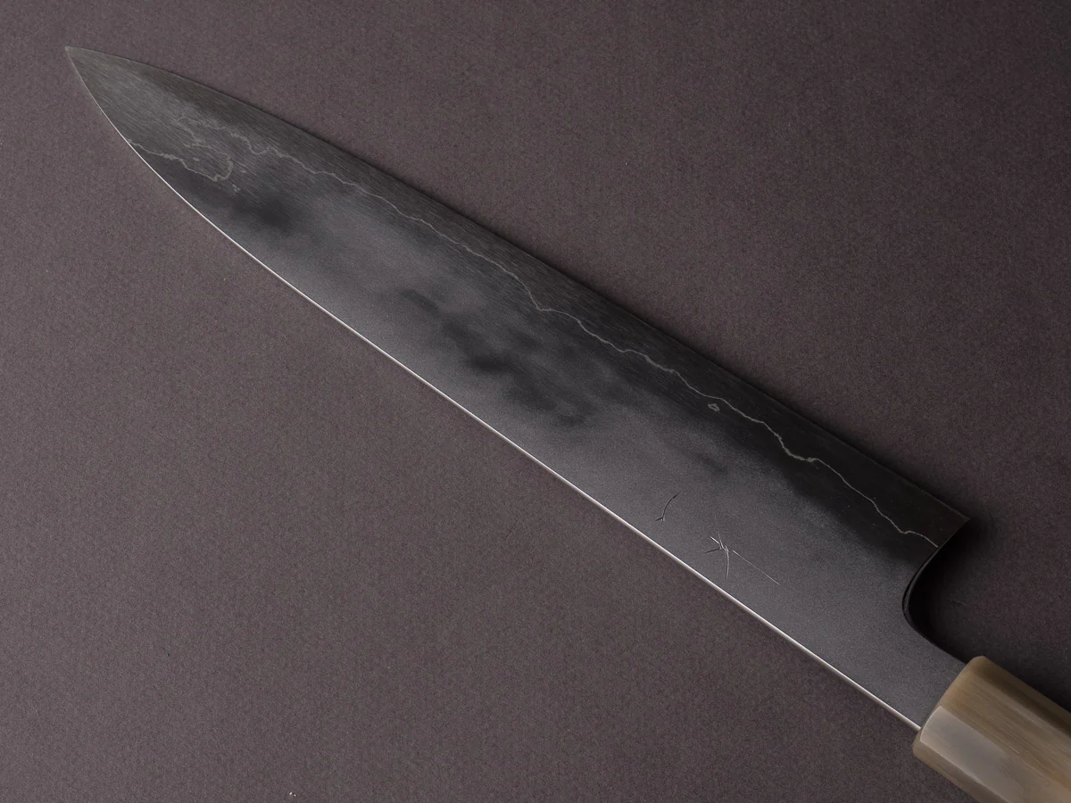 Hitohira - Kikuchiyo x Yohei - Ginsan Kasumi - 270mm Gyuto - Ebony Handle - Image 2