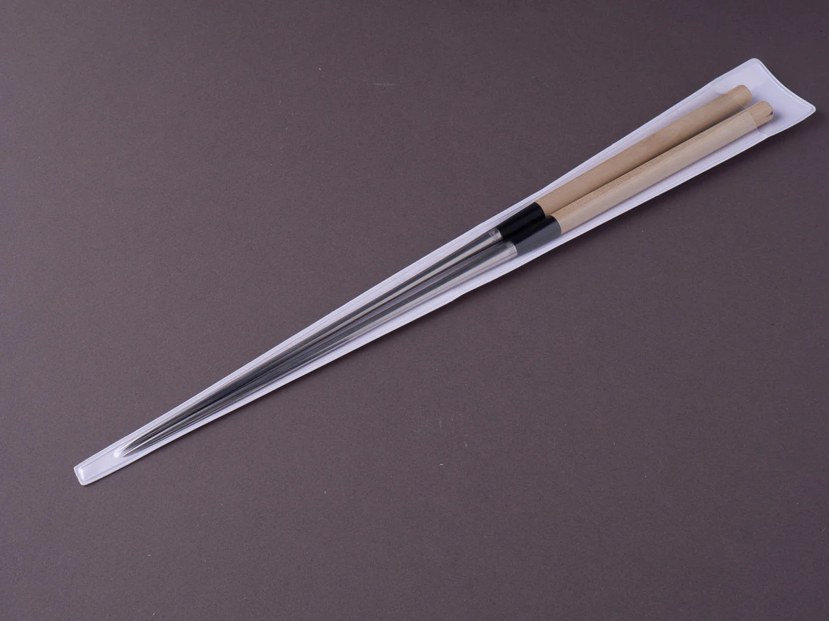 Hitohira - Moribashi Plating Chopsticks - 180mm - Round Ho Wood - Image 3