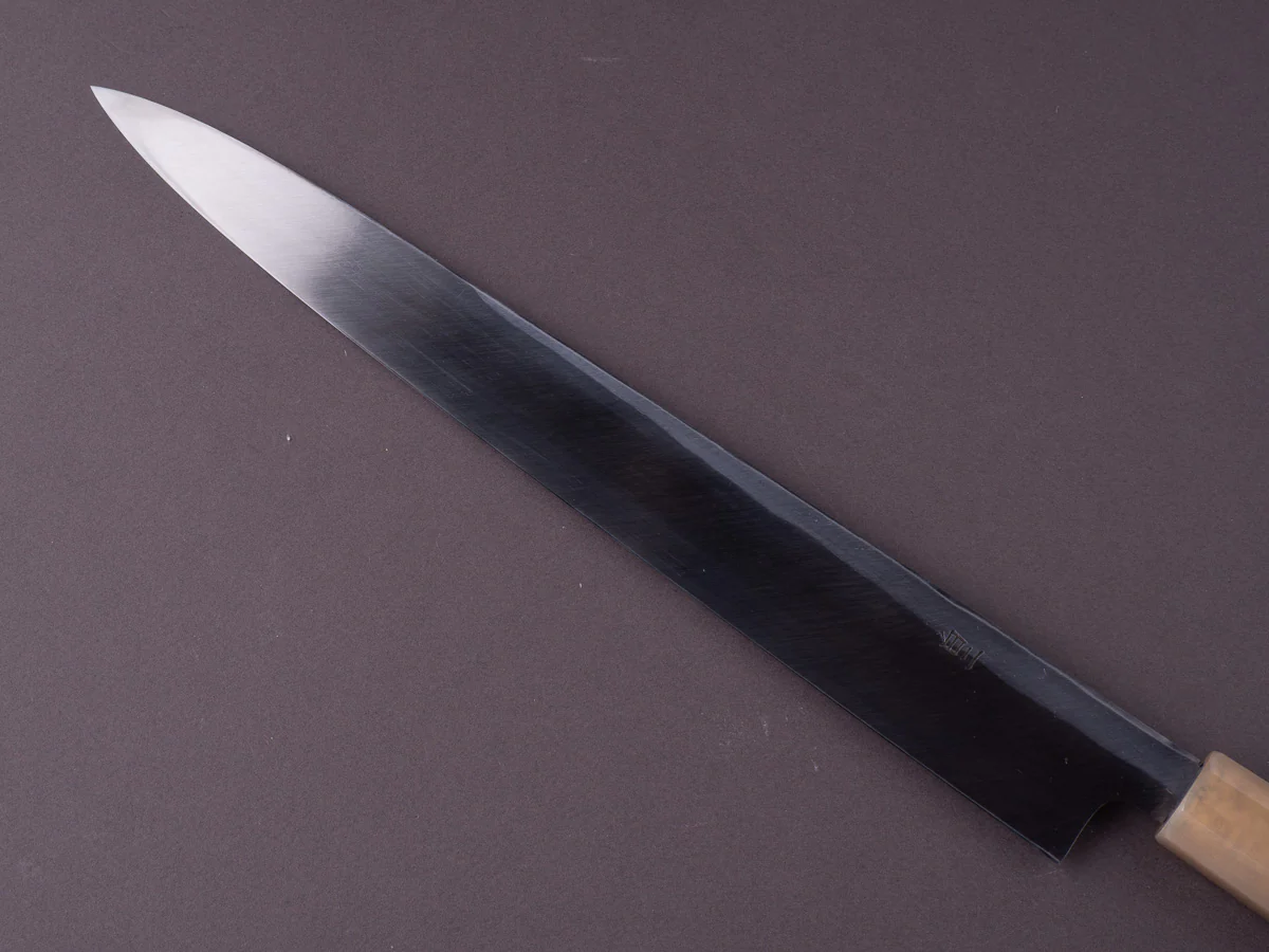 Hitohira - Tanaka x Manzo - White #2 - 300mm Yanagiba - Ebony Handle - Image 5
