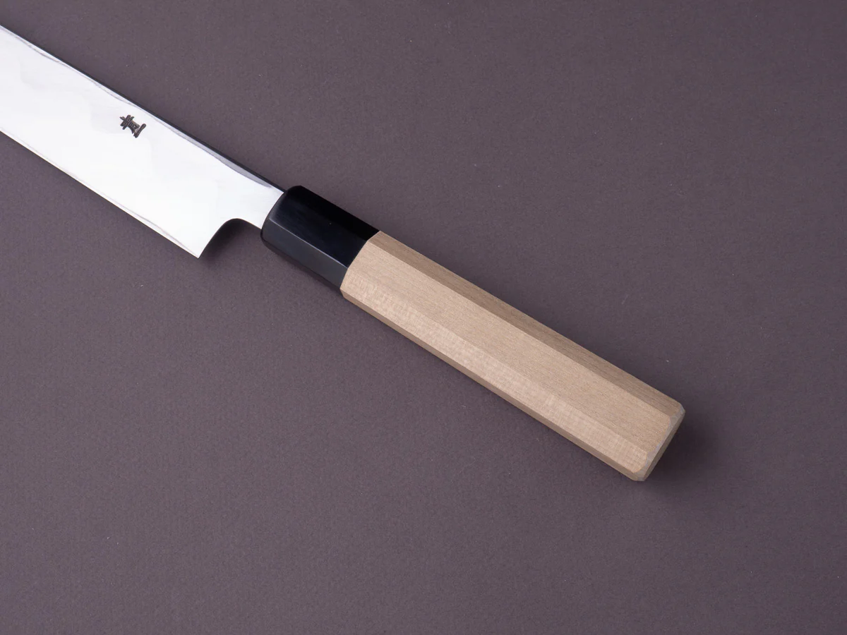 Hitohira - Tanaka x Mosuke - Blue #1 - 300mm Yanagiba - Magnolia Wood - Image 6