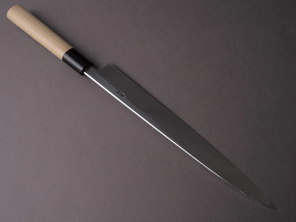 Hitohira - Tanaka x Mosuke - White #2 - 270mm Yanagiba - Ho Wood Handle - Image 2