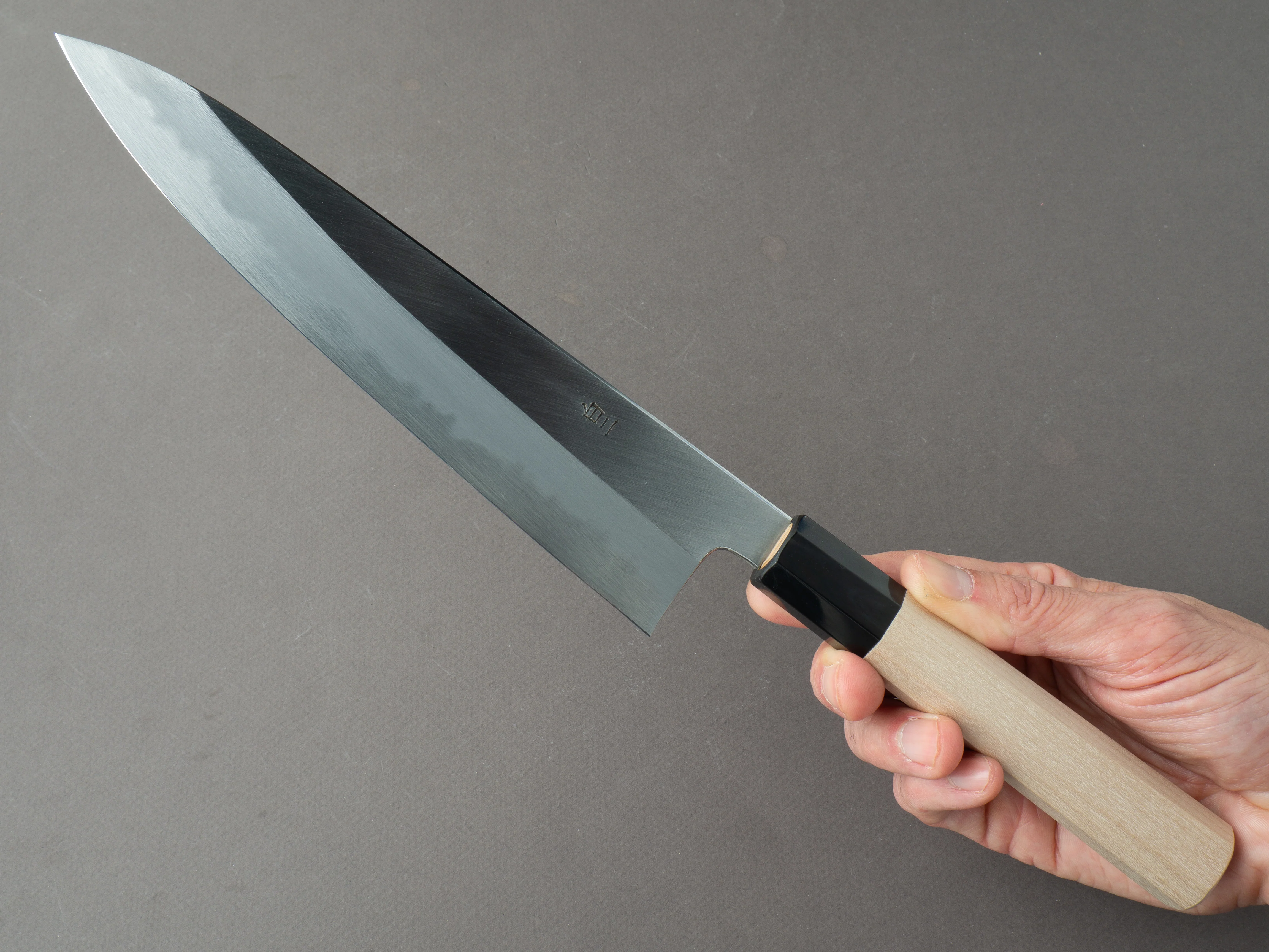 Hitohira - Tanaka x Ren - White #2 - 210mm Gyuto - Magnolia Handle - Image 6