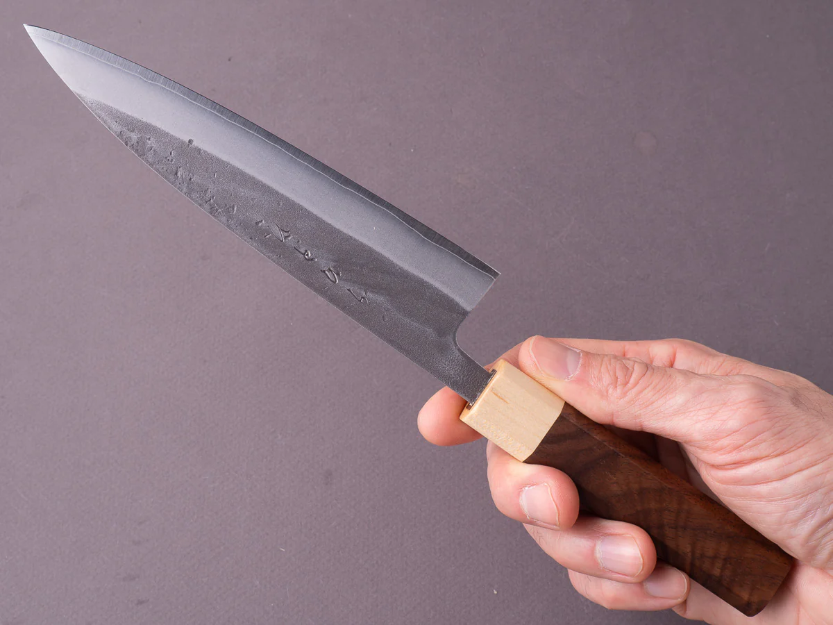 Hitohira - TD - SLD - Nashiji - Petty - 150mm - Walnut Handle - Image 12