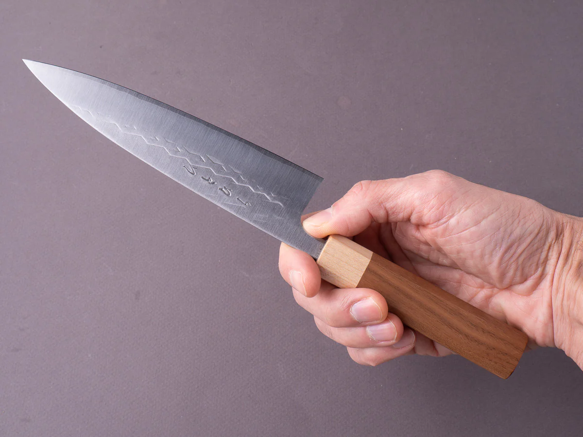 Hitohira - TD - SLD - Nashiji - Petty - 150mm - Walnut Handle - Image 6