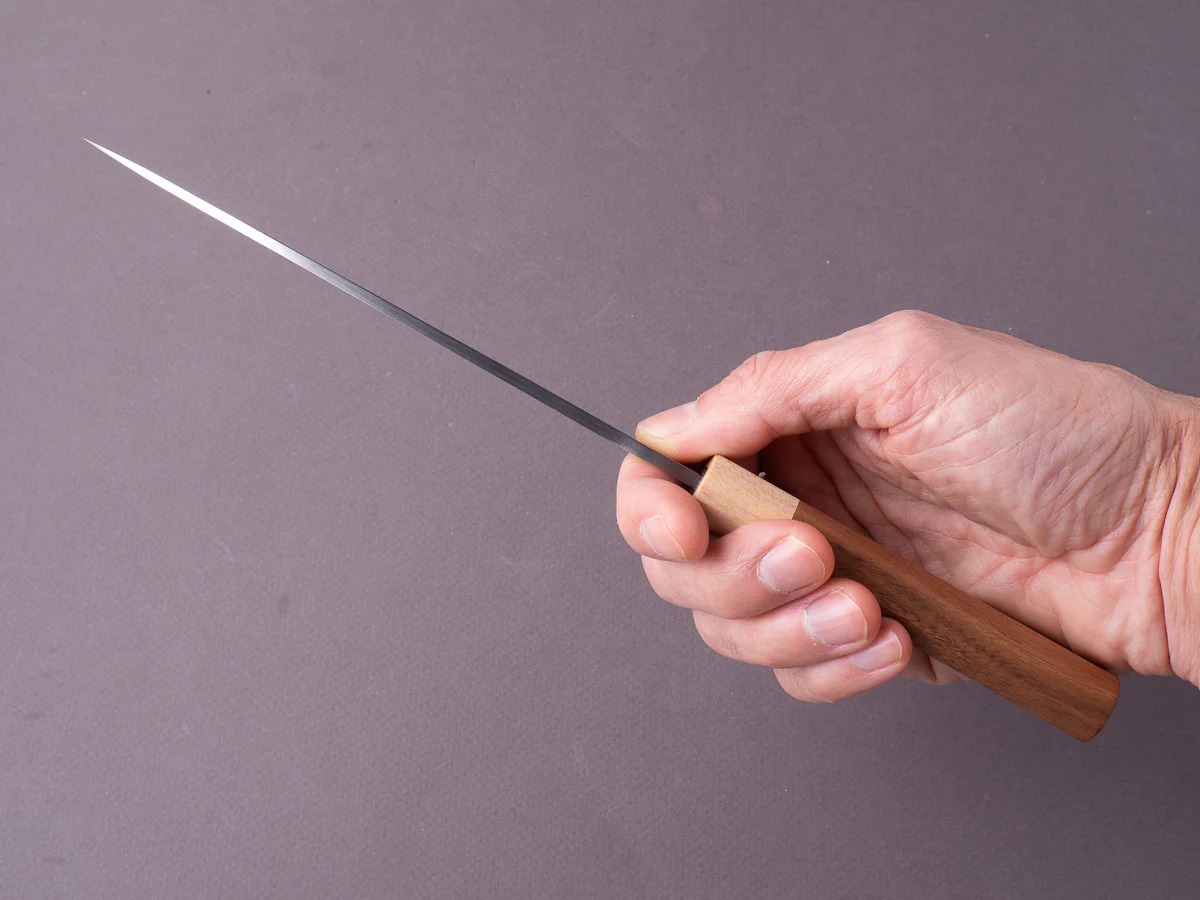 Hitohira - TD - SLD - Nashiji - Petty - 150mm - Walnut Handle - Image 7