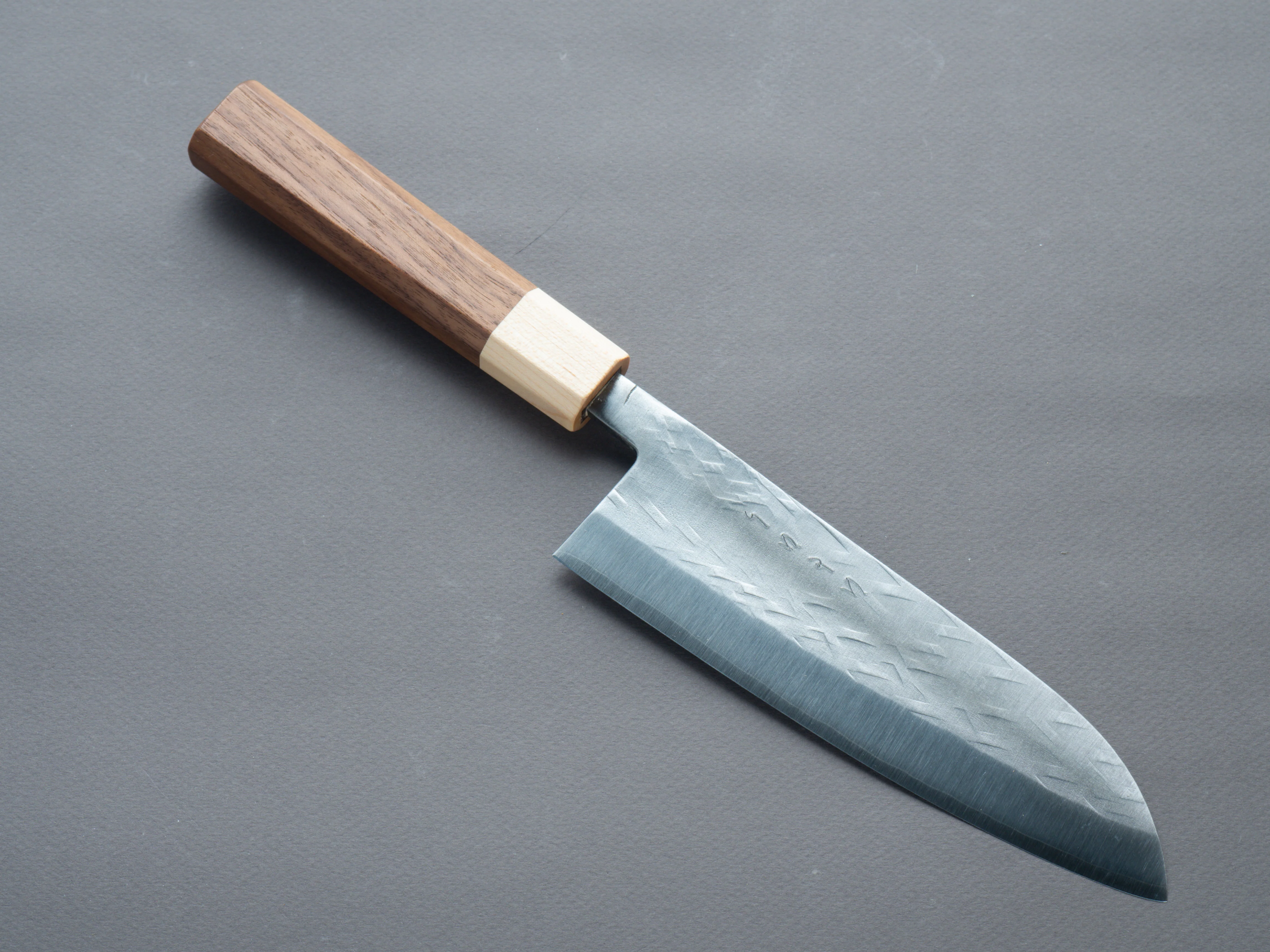 Hitohira - TD - SLD - Tsuchime - Santoku - 165mm - Walnut Handle