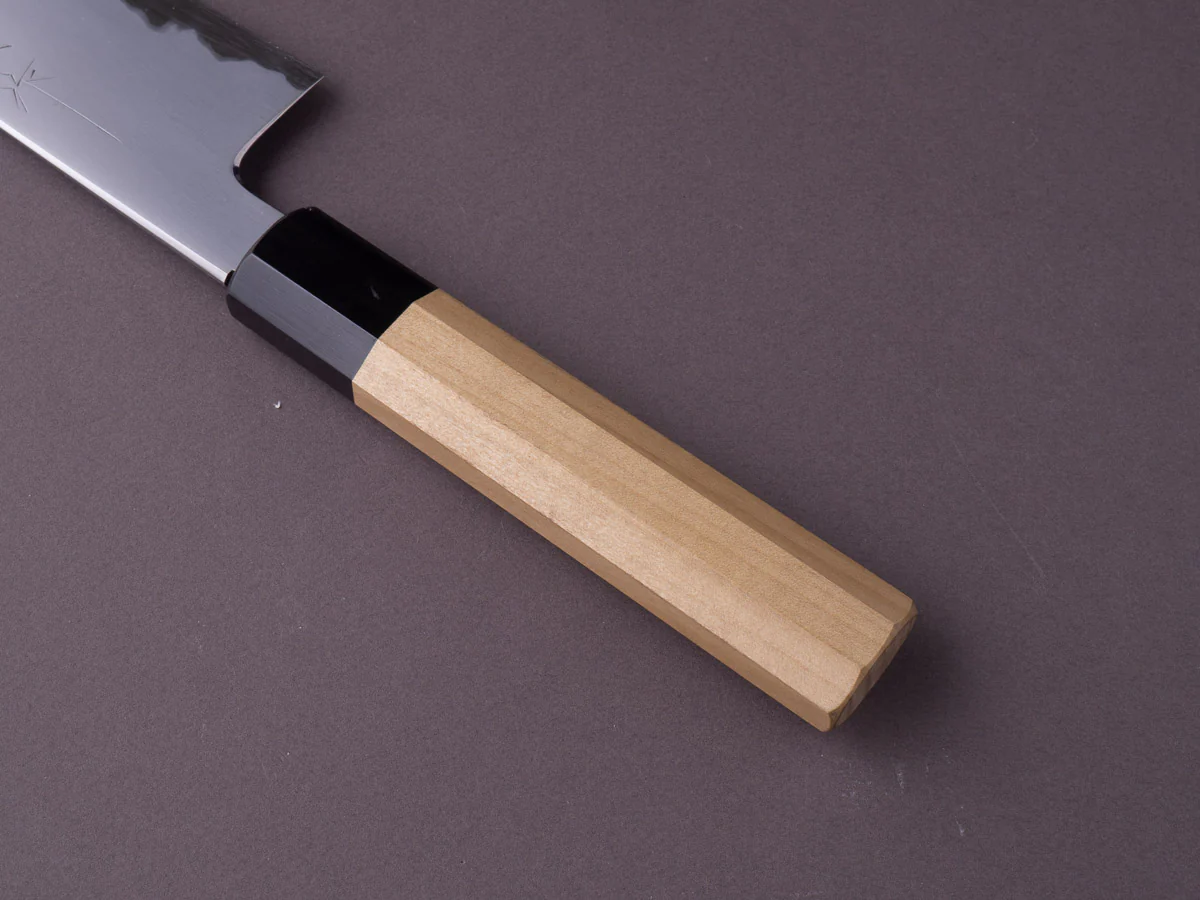Tetsujin -  Blue #2 - Kasumi - 210mm Gyuto - Ho Wood Handle - Image 6