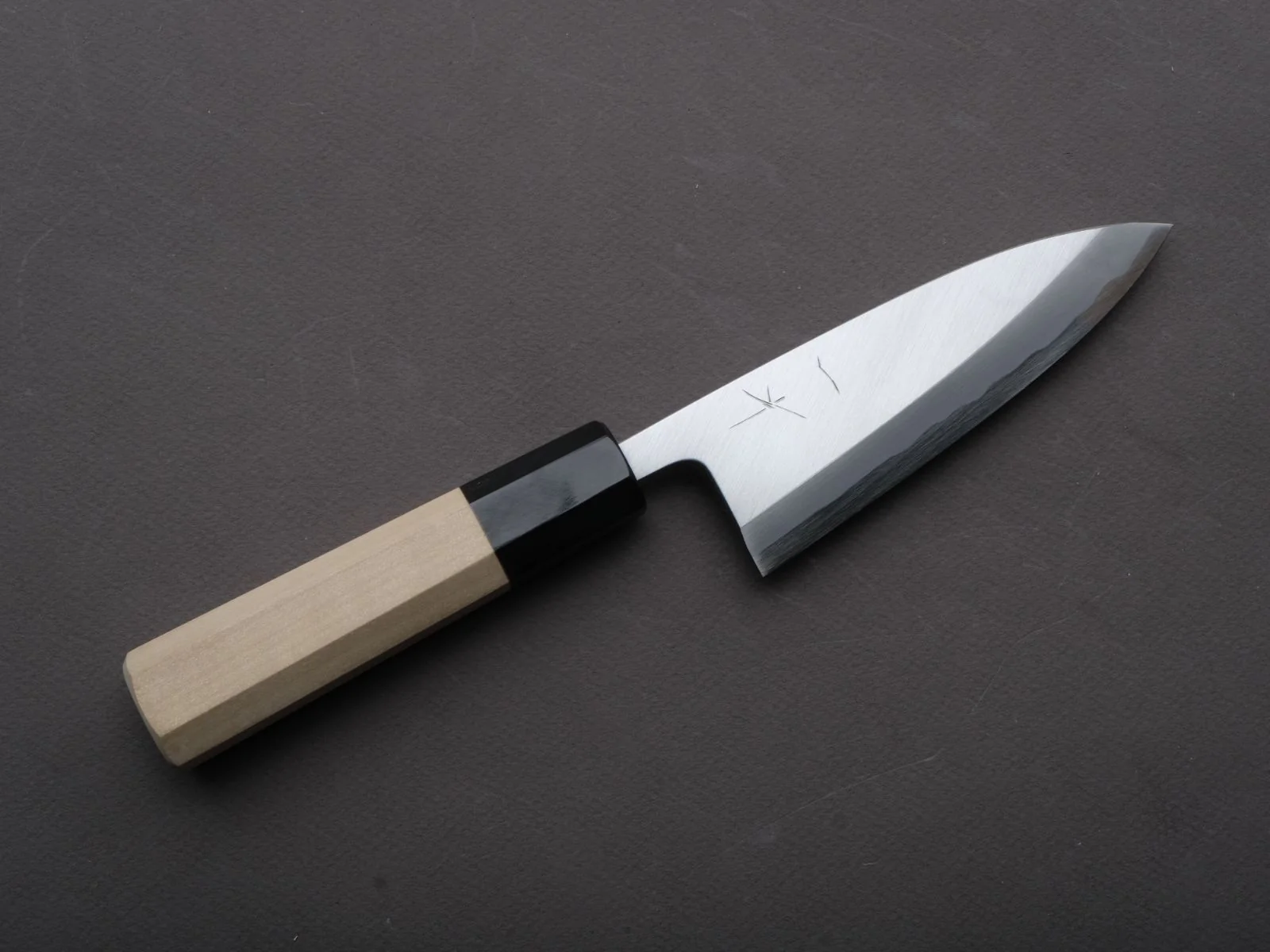 Hitohira - Togashi - Blue #2 - Deba - 120mm - Magnolia Handle - Saya - Image 2