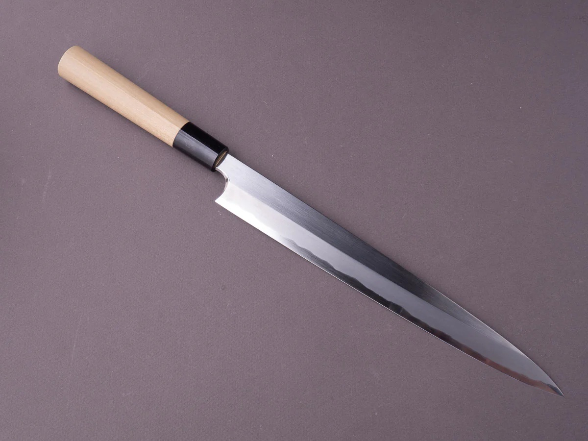 Hitohira - Togashi - Tachi - White #2 - 270mm Yanagiba - D-Shaped Ho Wood Handle - Saya