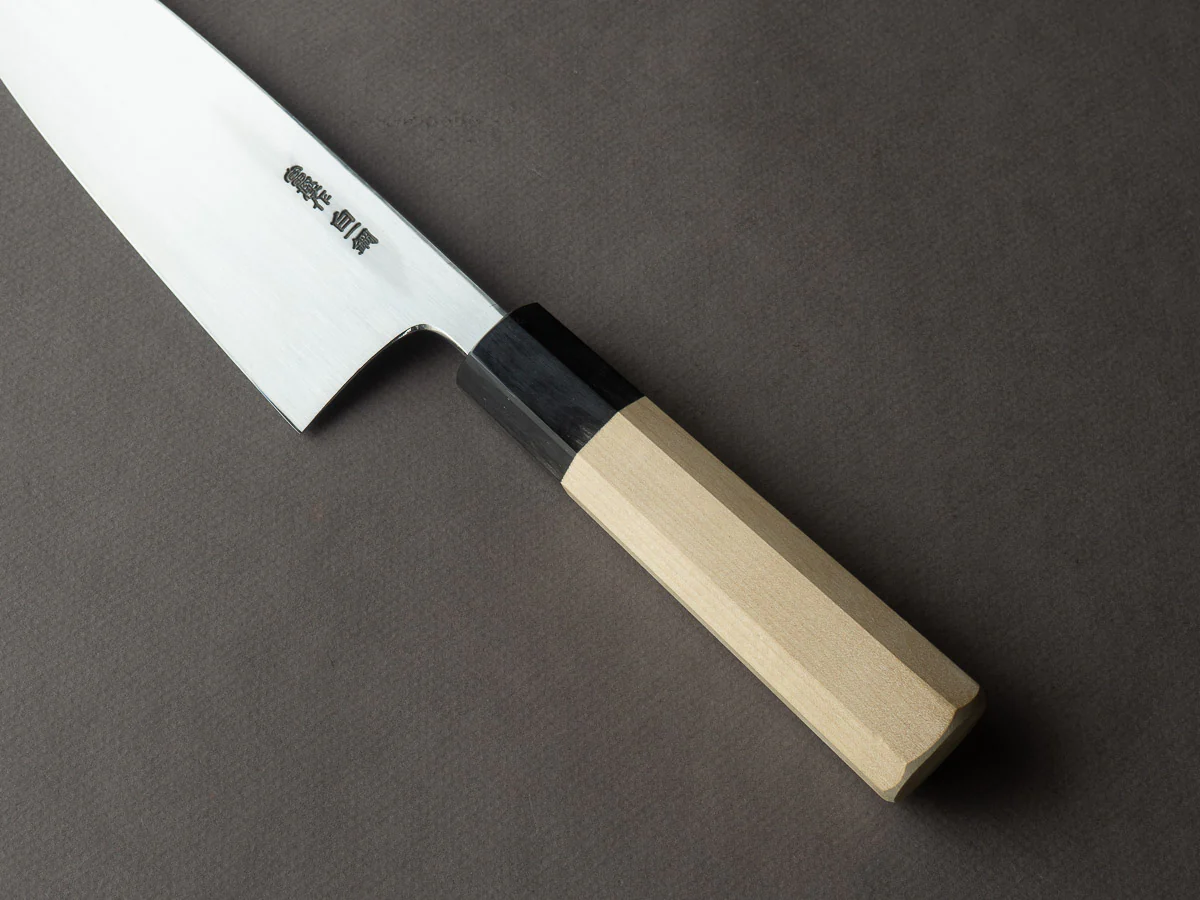 Hitohira - Togashi - Tachi - White #1 - 180mm Deba - Ho Wood Handle - Image 4