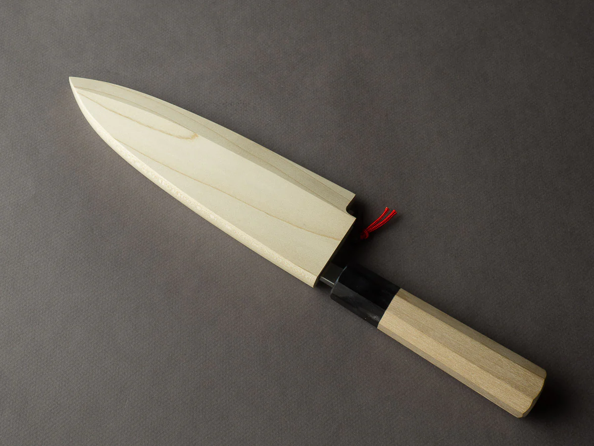 Hitohira - Togashi - Tachi - White #1 - 180mm Deba - Ho Wood Handle - Image 6