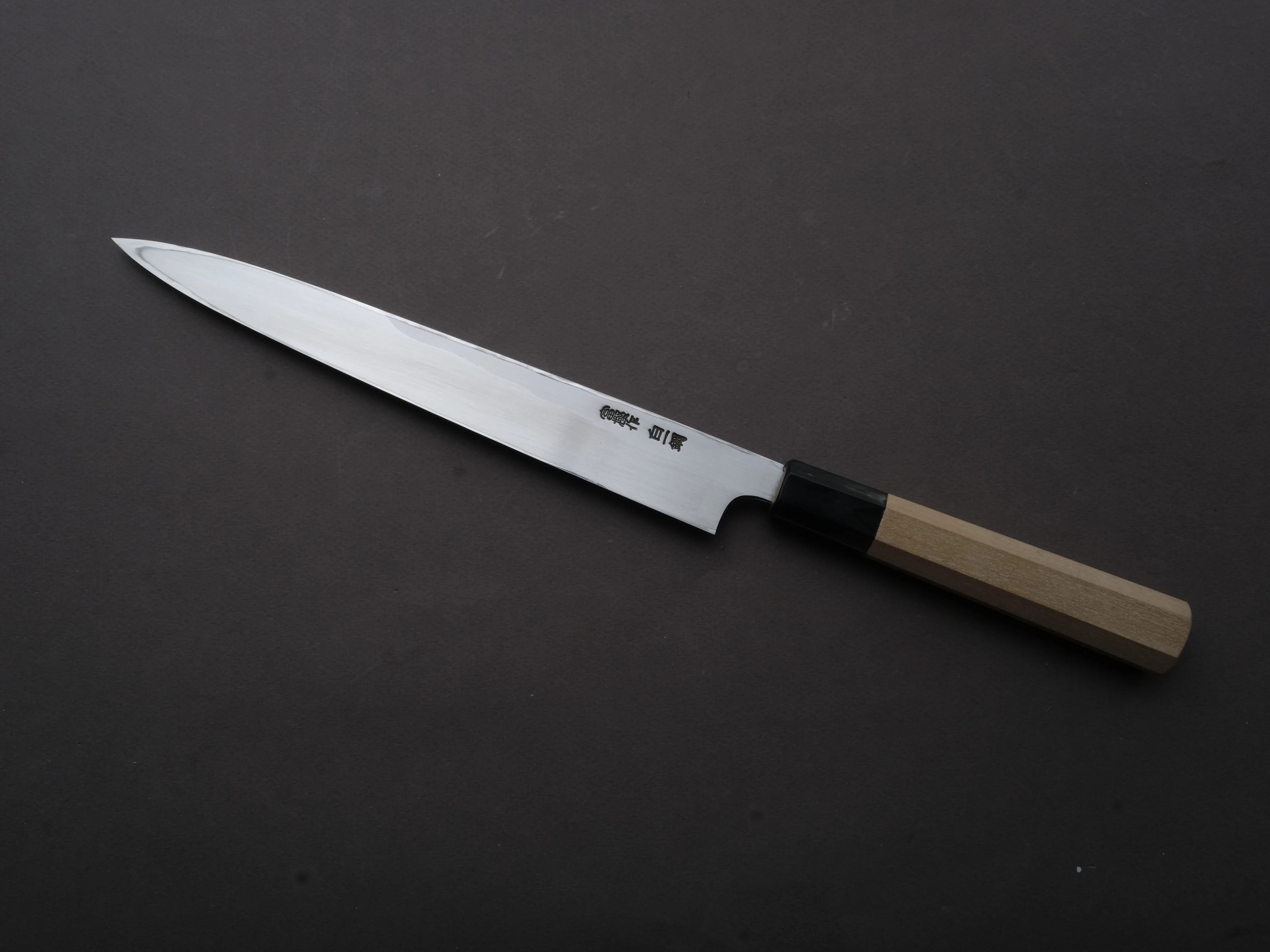 Hitohira - Togashi - White #1 - Tachi - Yanagiba - 240mm - Ho Wood Handle - Saya - Image 2