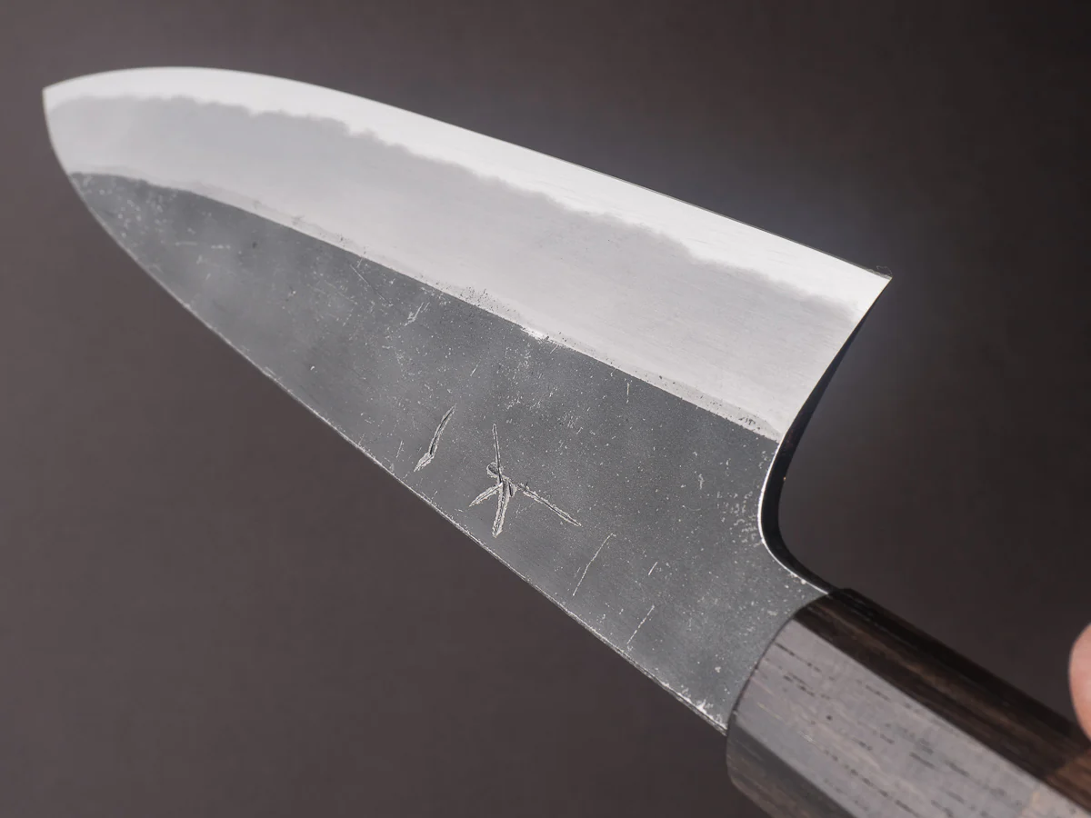 Hitohira - Togashi - White #2 - Kurouchi - 210mm Gyuto - Tagayasan Handle - Image 10