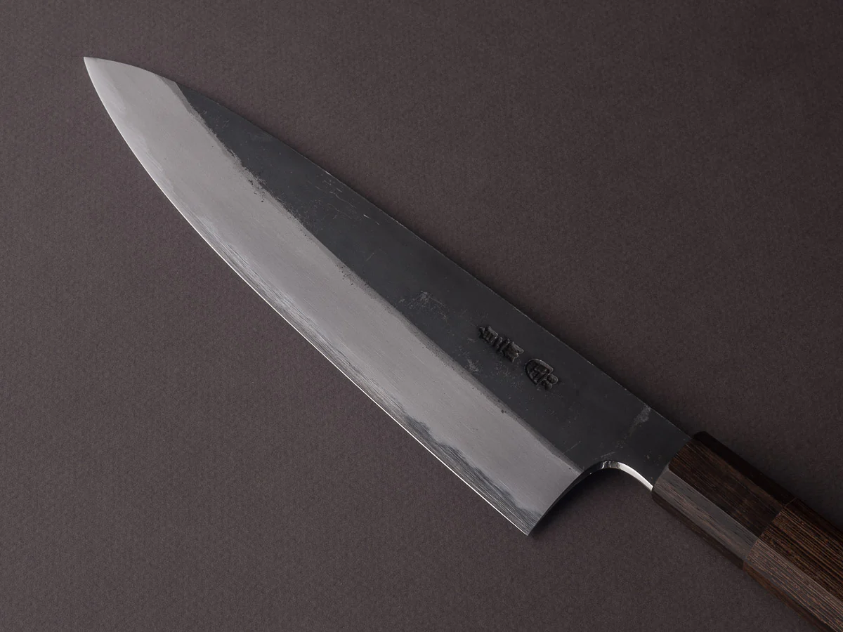 Hitohira - Togashi - White #2 - Kurouchi - 210mm Gyuto - Tagayasan Handle - Image 3