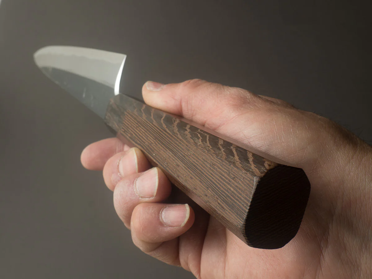 Hitohira - Togashi - White #2 - Kurouchi - 270mm Sujihiki - Tagayasan Handle - Image 9