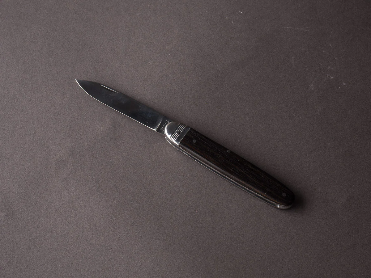 Issard - Navette - 10cm Folding Knife - Spring Lock - Ebony Handle