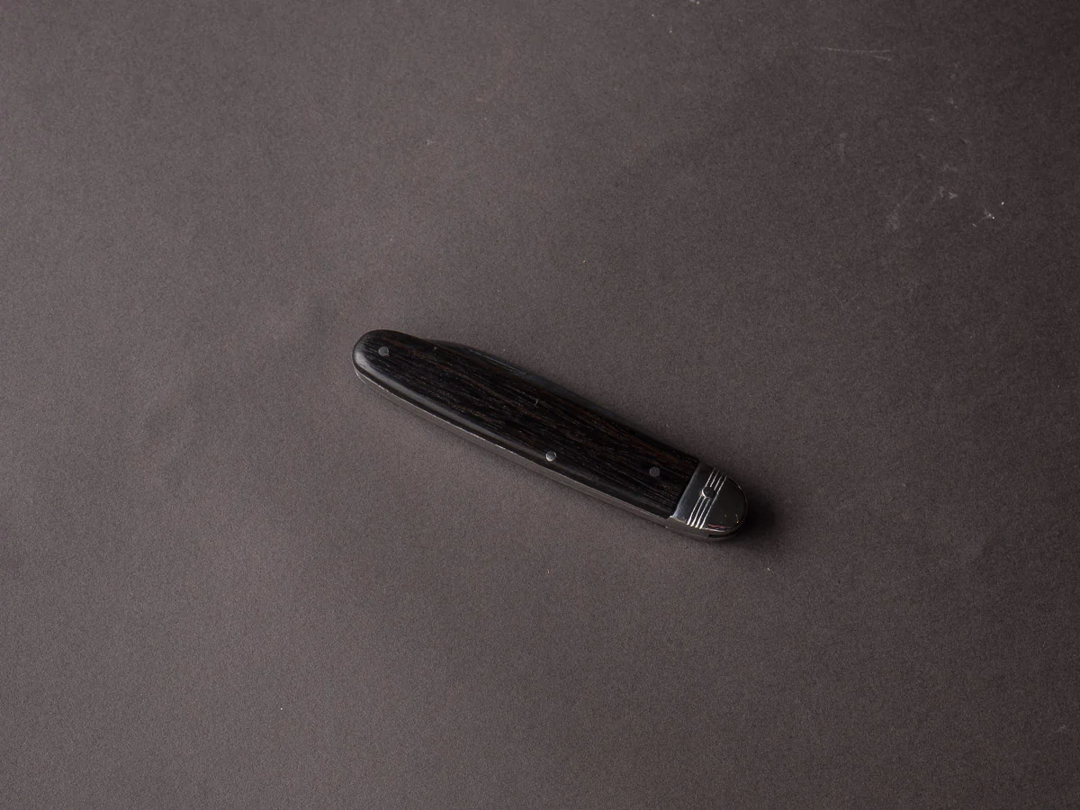 Issard - Navette - 10cm Folding Knife - Spring Lock - Ebony Handle - Image 2