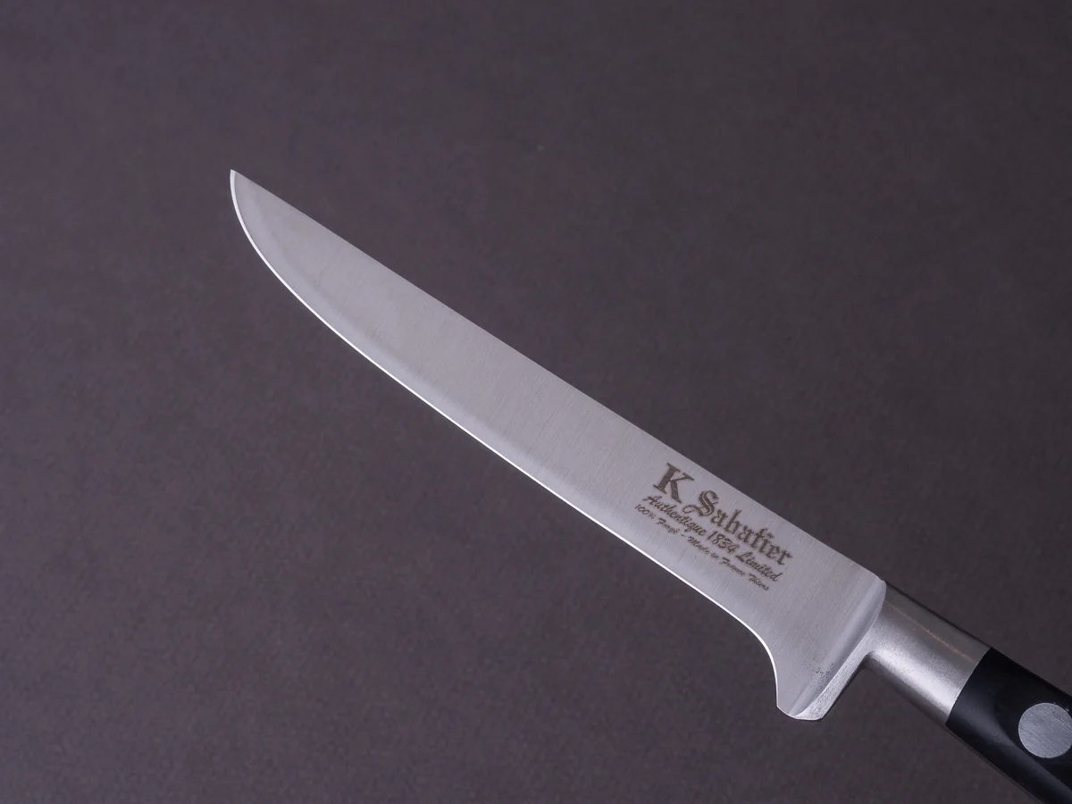 K Sabatier - Authentique 1834 Ltd - Stainless - Boning - 5" - Western Handle - Leather Sheath - Image 4