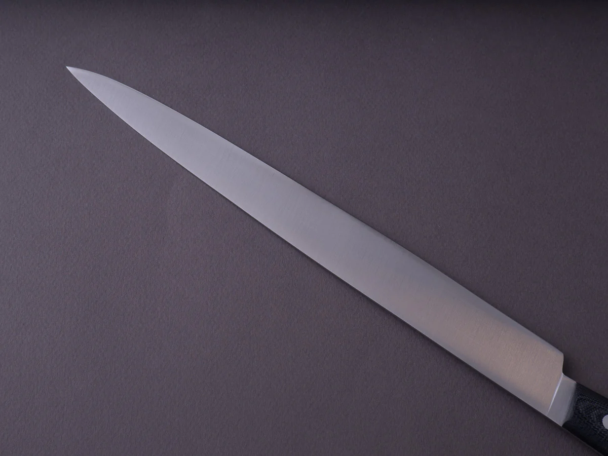 K Sabatier - 200 Range - 14C28N - 10" Slicer - G10 Handle - Leather Sleeve - Image 4