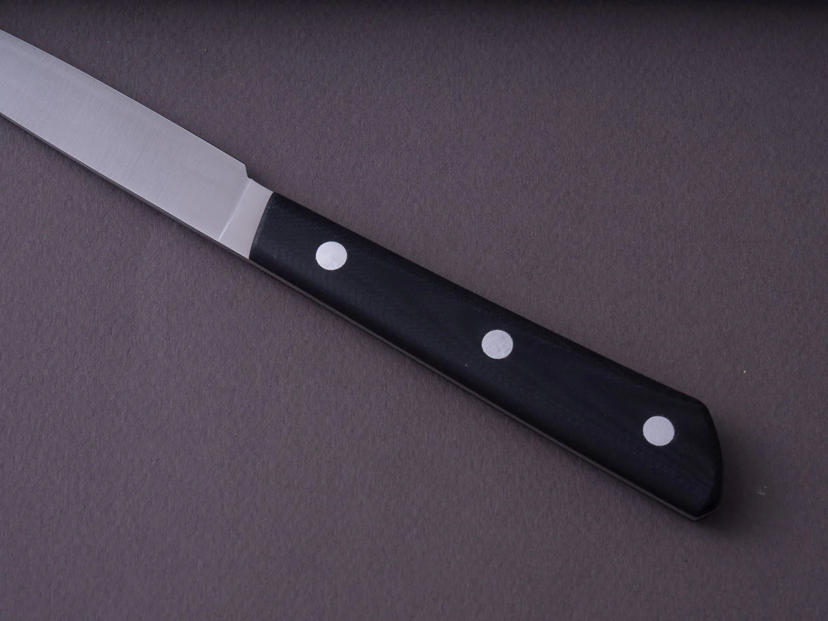 K Sabatier - 200 Range - 14C28N - 4" Paring- G10 Handle - Leather Sleeve - Image 6