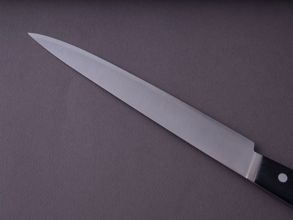K Sabatier - 200 Range - 14C28N - 7" Slicer - G10 Handle - Leather Sleeve - Image 10