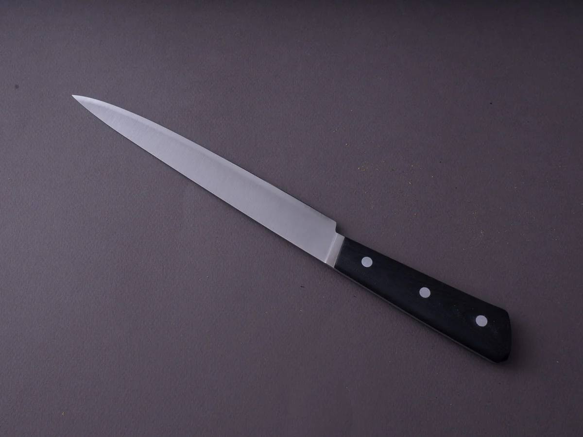 K Sabatier - 200 Range - 14C28N - 7" Slicer - G10 Handle - Leather Sleeve - Image 8
