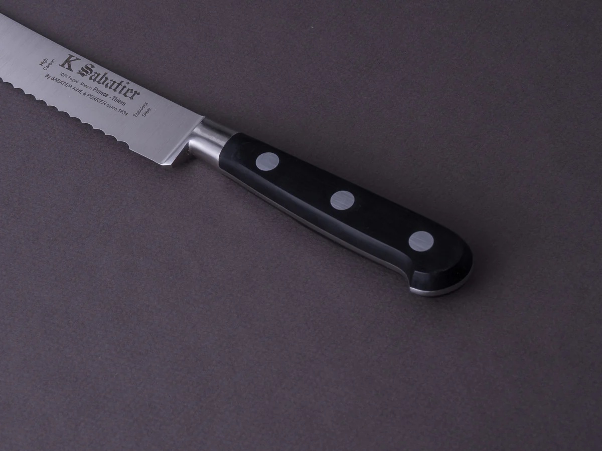 K Sabatier - Authentique - Stainless - Bread Knife - 8" - Western Handle - Image 5