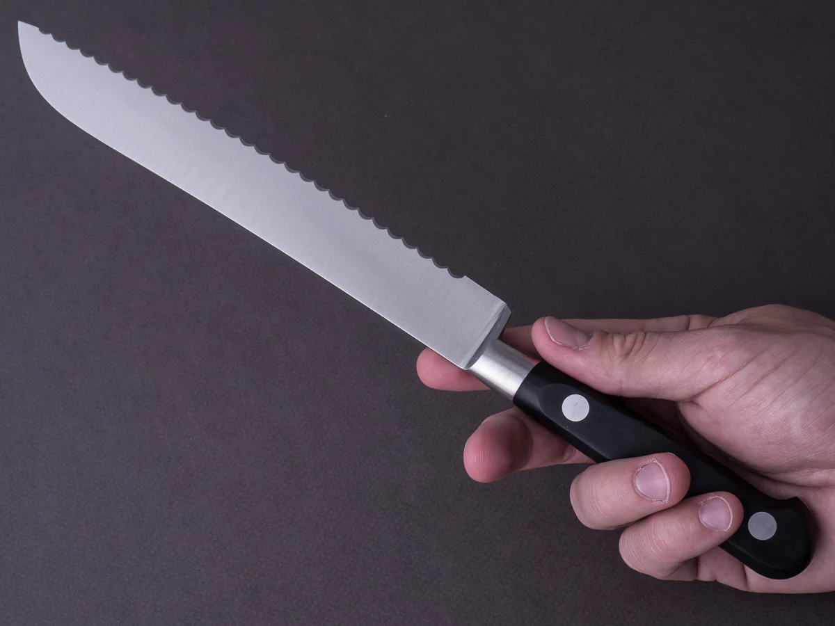K Sabatier - Authentique - Stainless - Bread Knife - 8" - Western Handle - Image 7