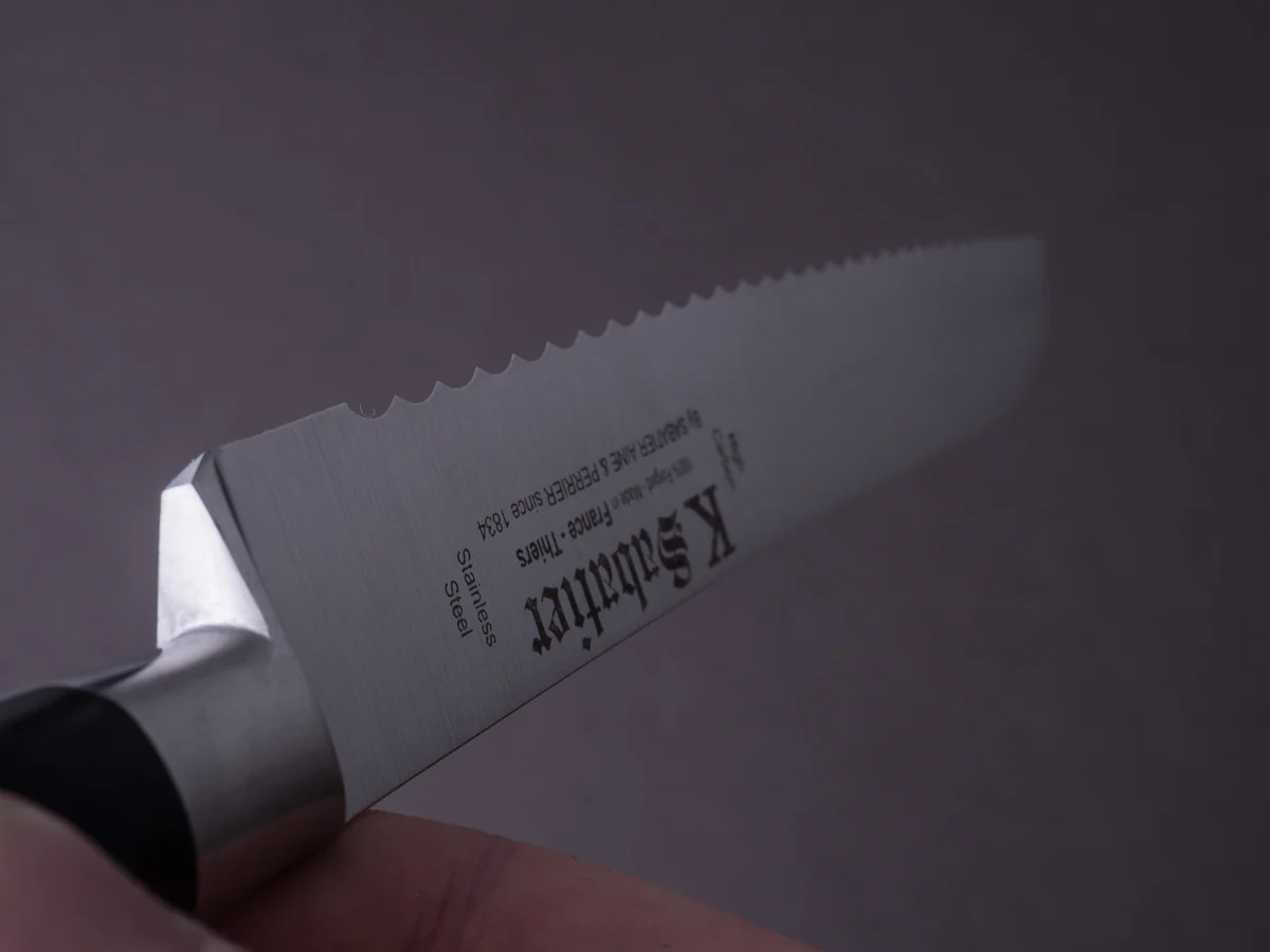 K Sabatier - Authentique - Stainless - Bread Knife - 8" - Western Handle - Image 9