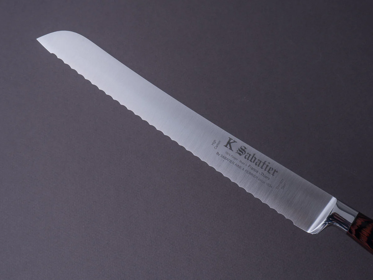 K Sabatier - Elegance - Stainless - 9" Bread Knife - Western Handle - Image 4