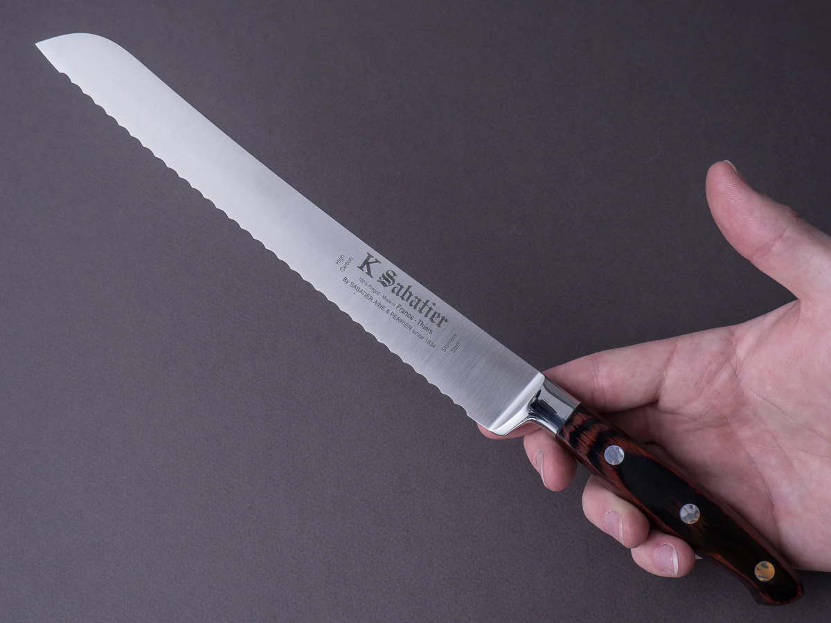 K Sabatier - Elegance - Stainless - 9" Bread Knife - Western Handle - Image 6