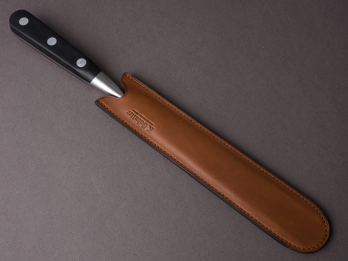 K Sabatier - Authentique 1834 Ltd - Stainless - Bayonet Fork - Western Handle - Leather Sheath - Image 5