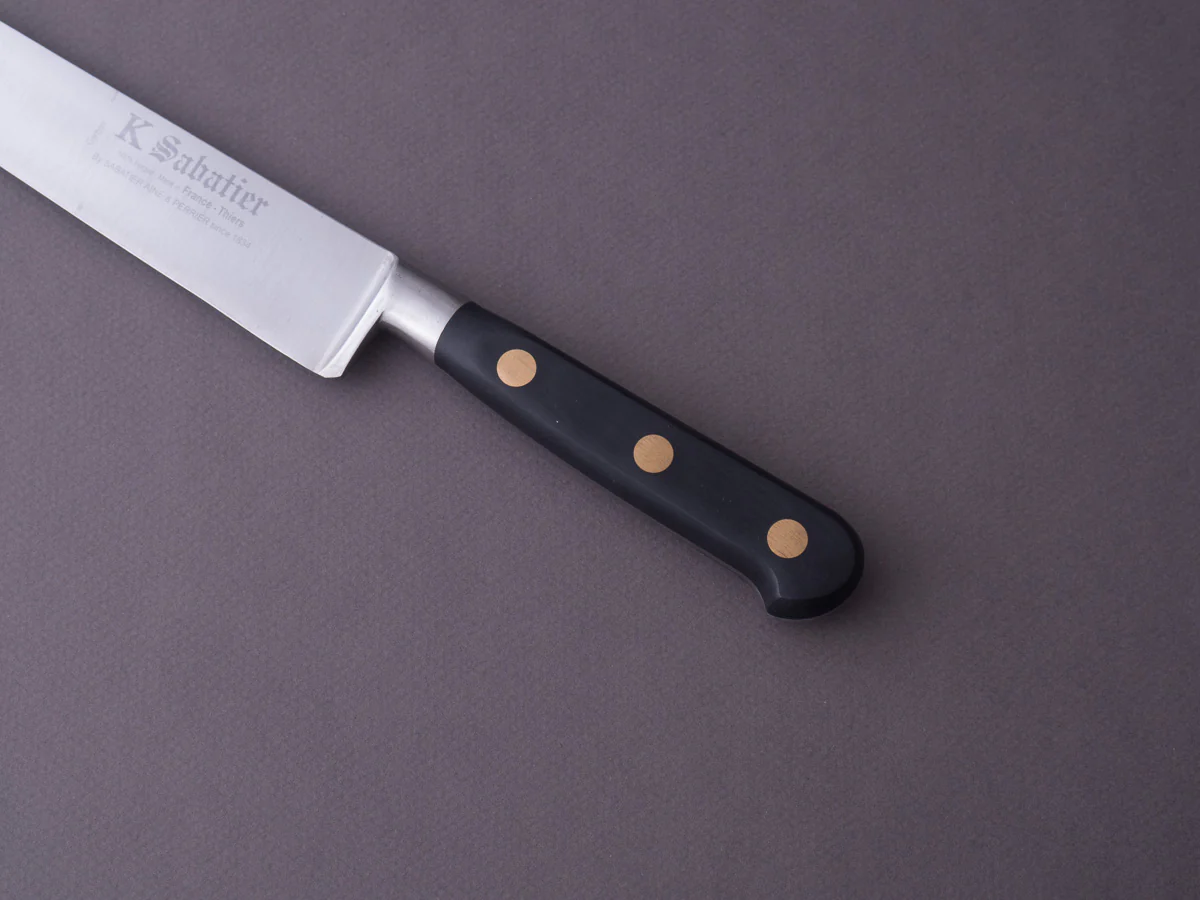 K Sabatier - Authentique - Carbon - Slicer - 10" - Western Handle - Image 6