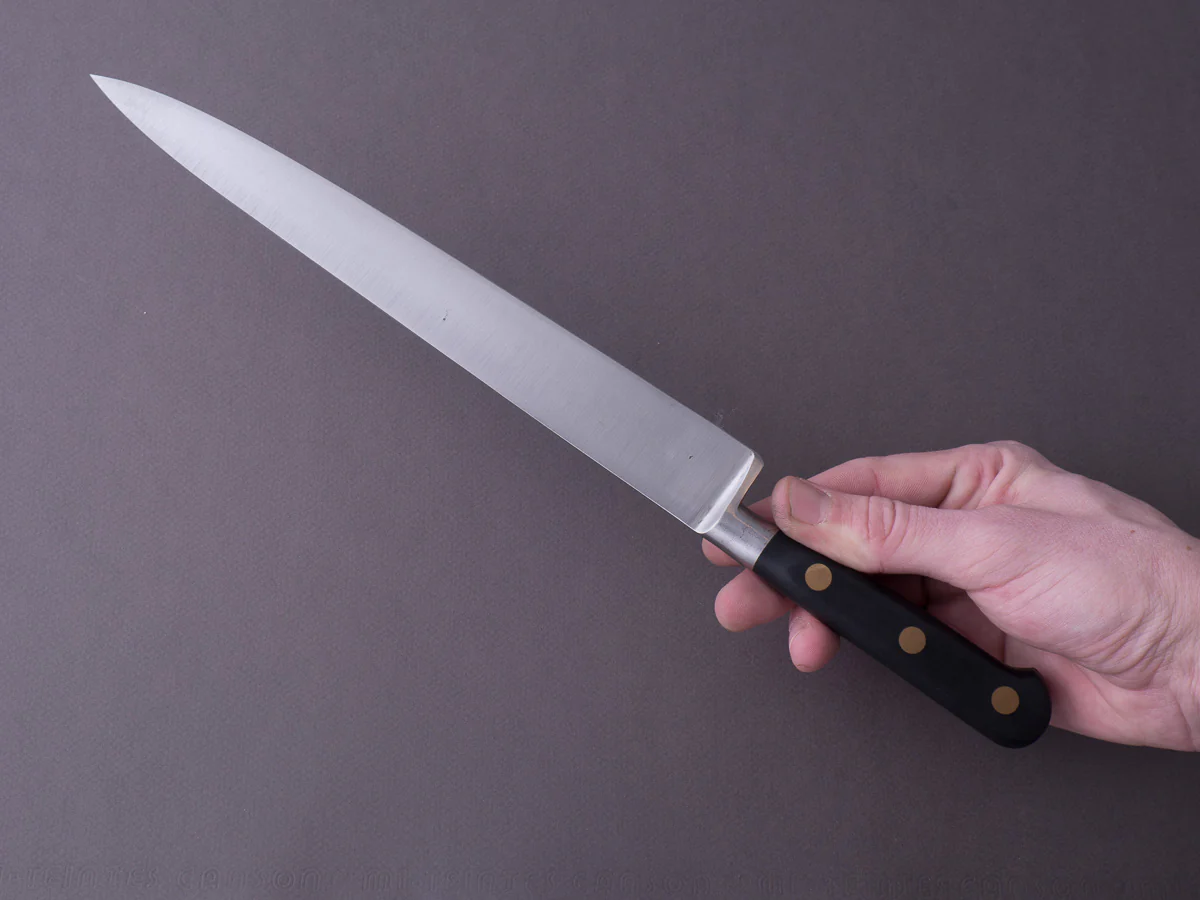 K Sabatier - Authentique - Carbon - Slicer - 10" - Western Handle - Image 9