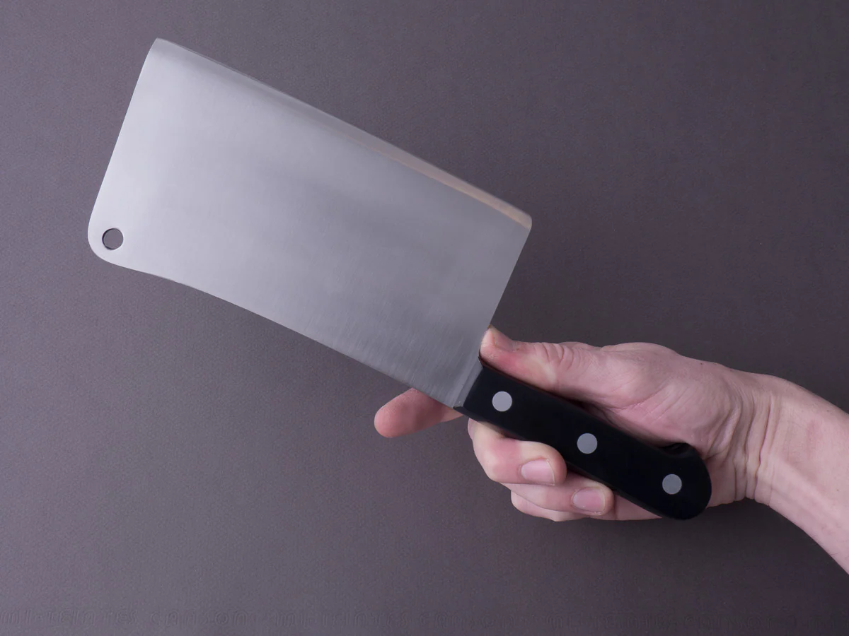 K Sabatier - Authentique - Stainless - Meat Cleaver - 7" - Western Handle - Image 6