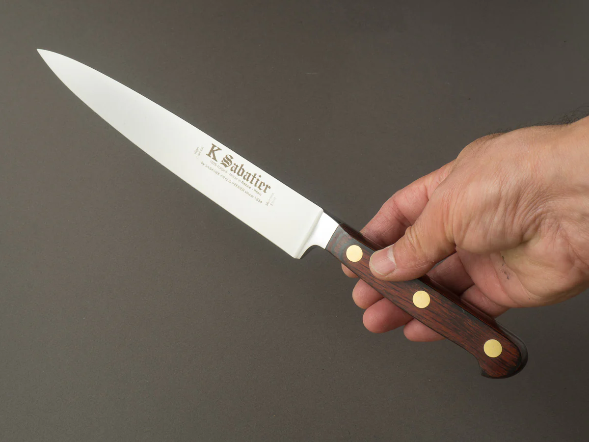K Sabatier - Auvergne - Stainless - 8" Slicer - Western Handle - Image 5