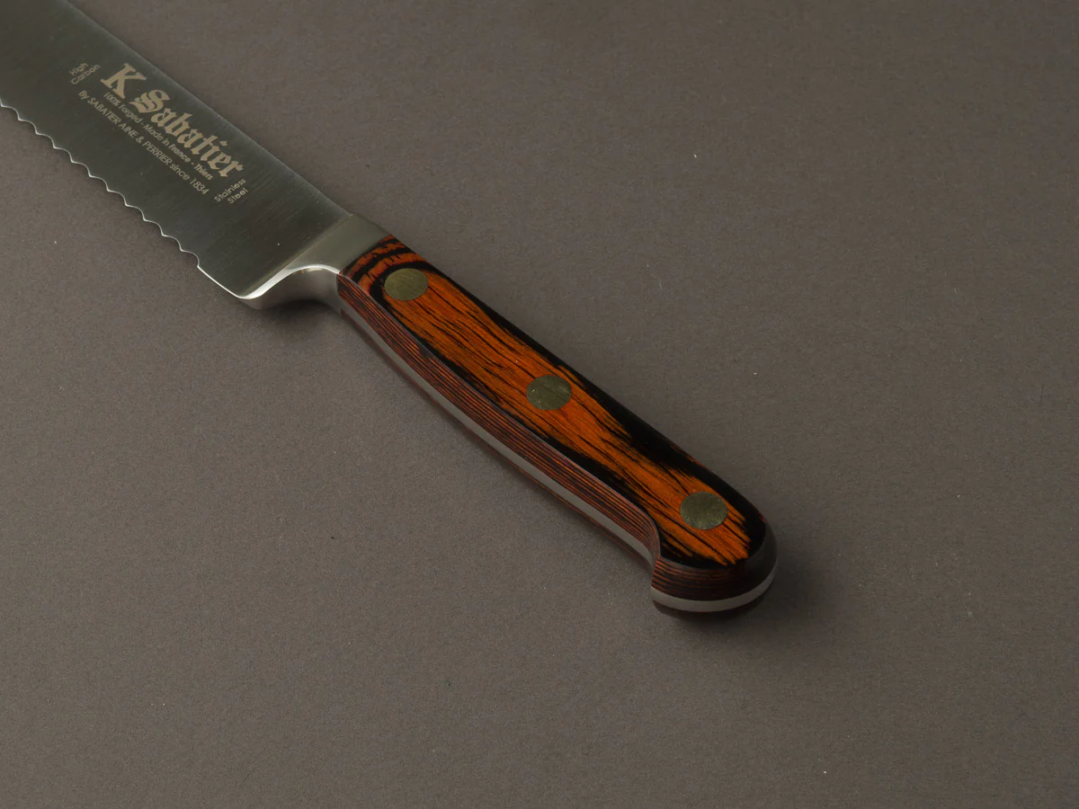 K Sabatier - Auvergne - Stainless - 8" Bread Knife - Western Handle - Image 4