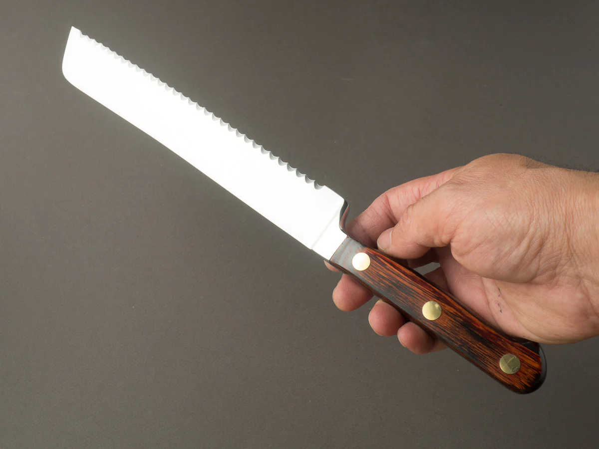 K Sabatier - Auvergne - Stainless - 8" Bread Knife - Western Handle - Image 6