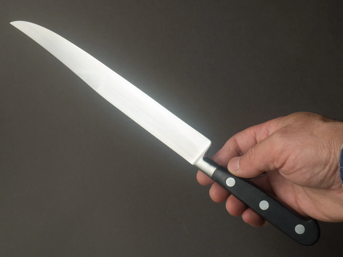 K Sabatier - Authentique - Stainless - Curved Fork & Carving Knife - Western Handle - Image 6