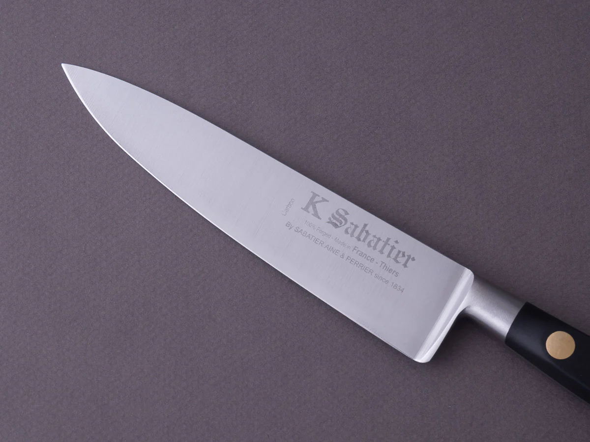 K Sabatier - Authentique - Carbon - Chef - 6" - Western Handle - Image 5