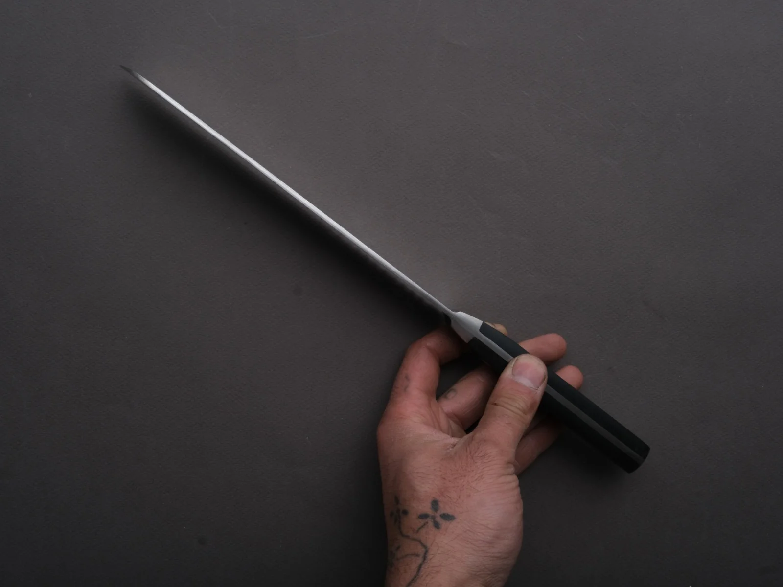 K Sabatier - Proxus - Stainless - Bread - 8" - Black POM Western - Image 5
