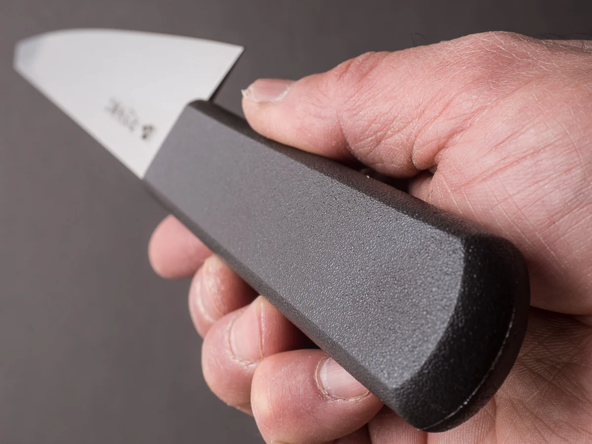 Kanehide - Bessaku - Stainless - 180mm - Honesuki Kaku - Elastomer Handle - Image 9