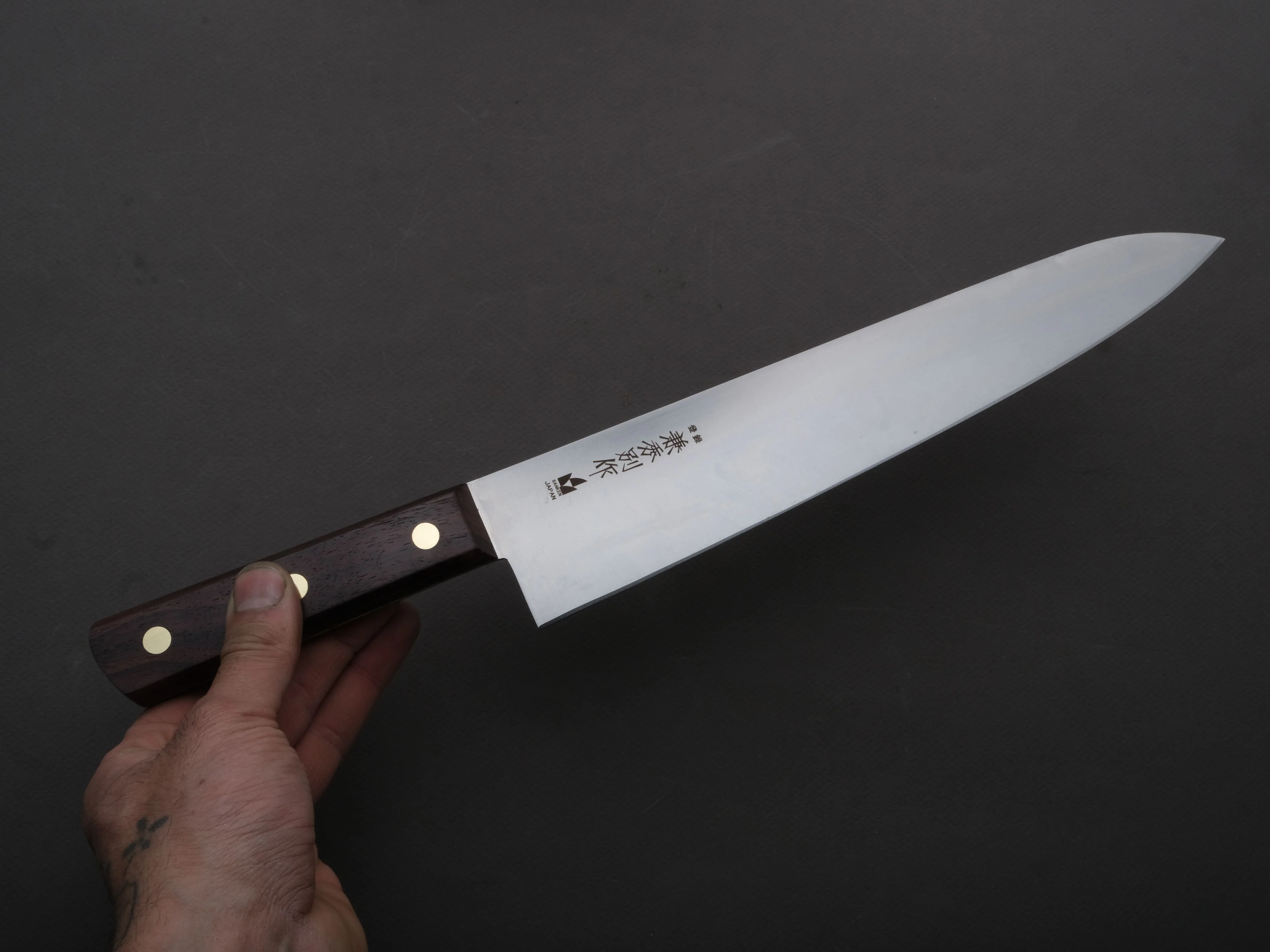 Kanehide - Bessaku - Hirakiri - Gyuto - 270mm - Rosewood Handle - Image 3