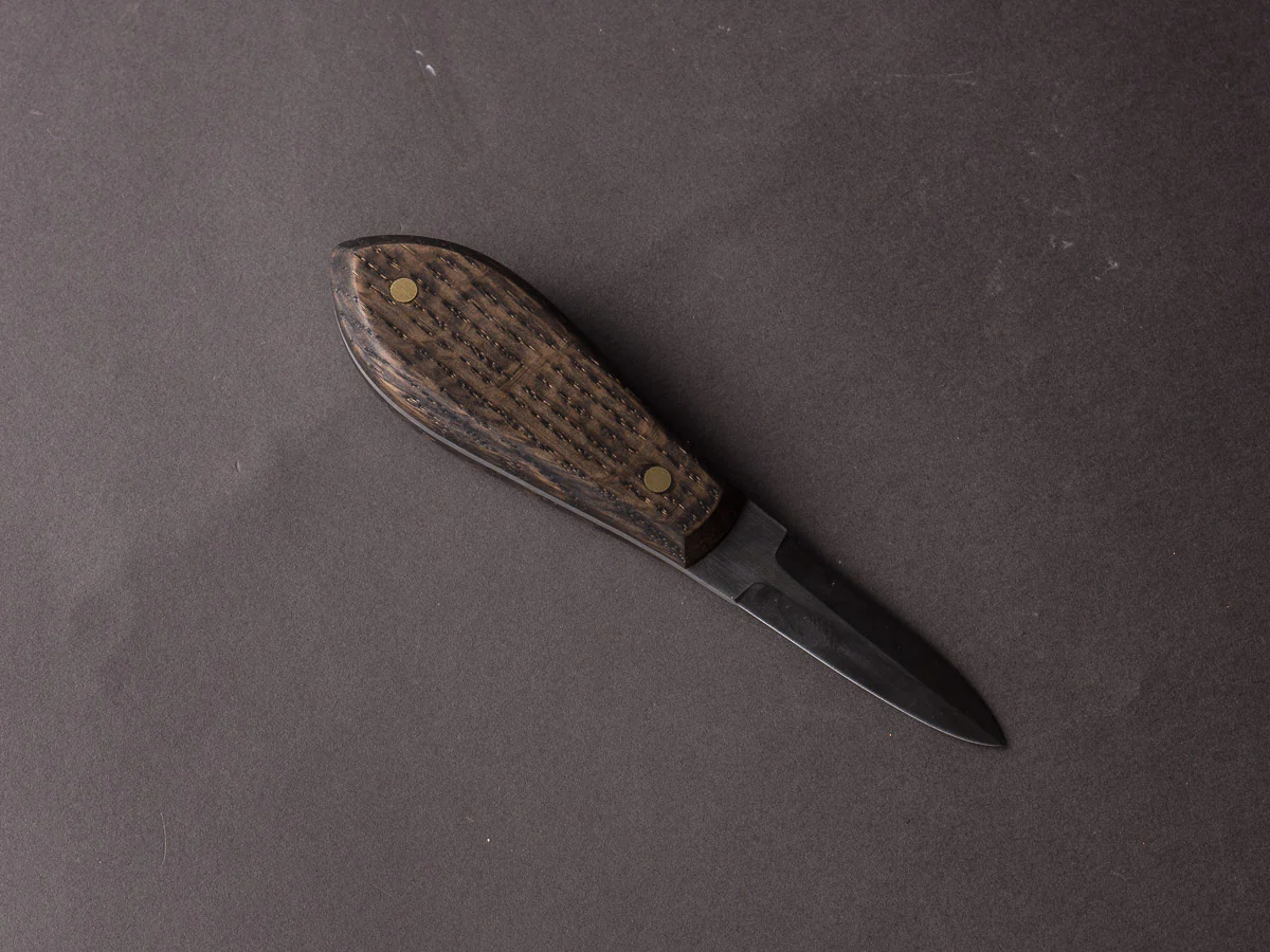 Jordan Kepler - 80crv2 - Oyster Knife - Aged Oak Handle - Image 3