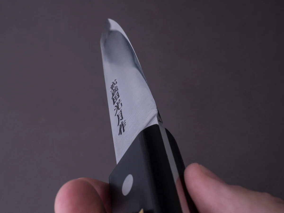 Goko Hamono - Kogetsu - Carbon - 150mm Honesuki Maru - Pakka Western Handle - Image 12