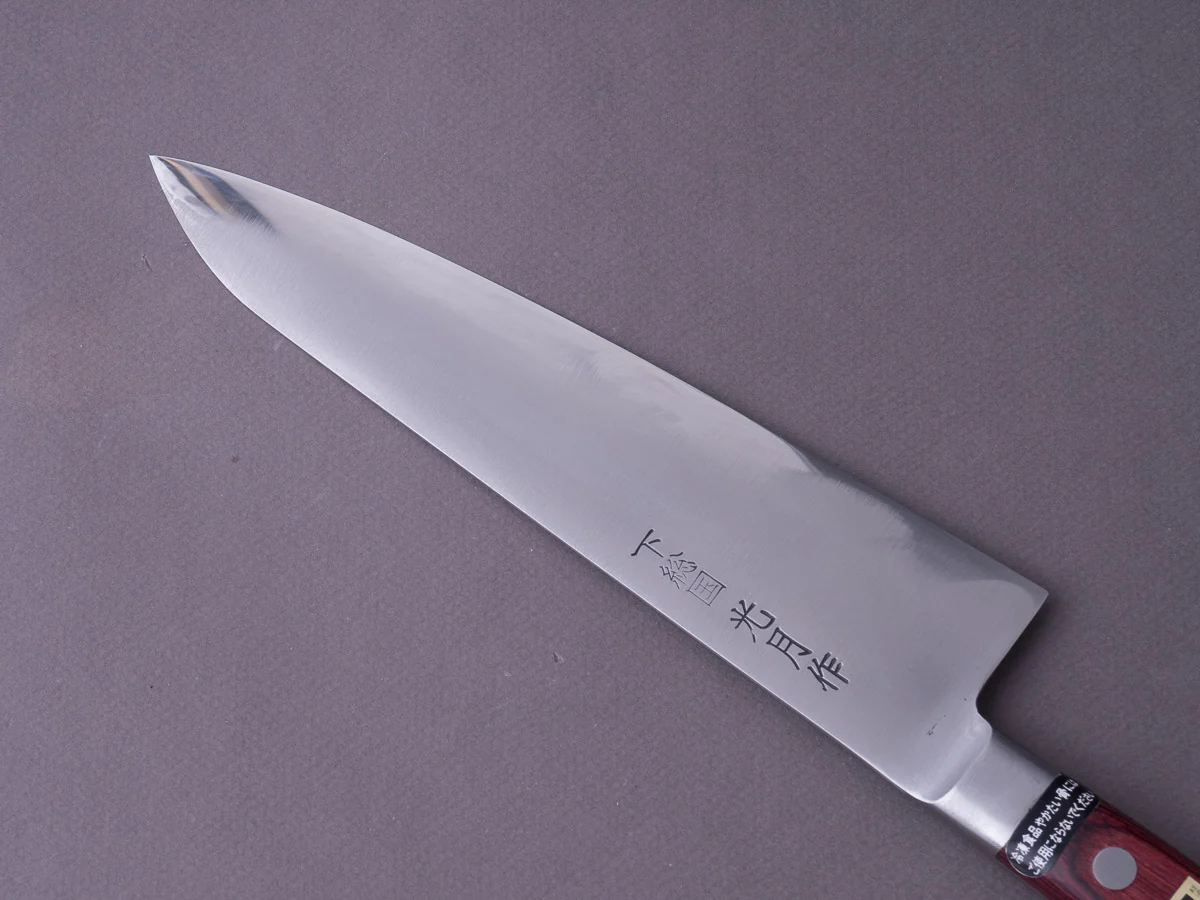 Goko Hamono - Kogetsu - Mono White #1 - Gyuto - 210mm - Western Handle - Image 4