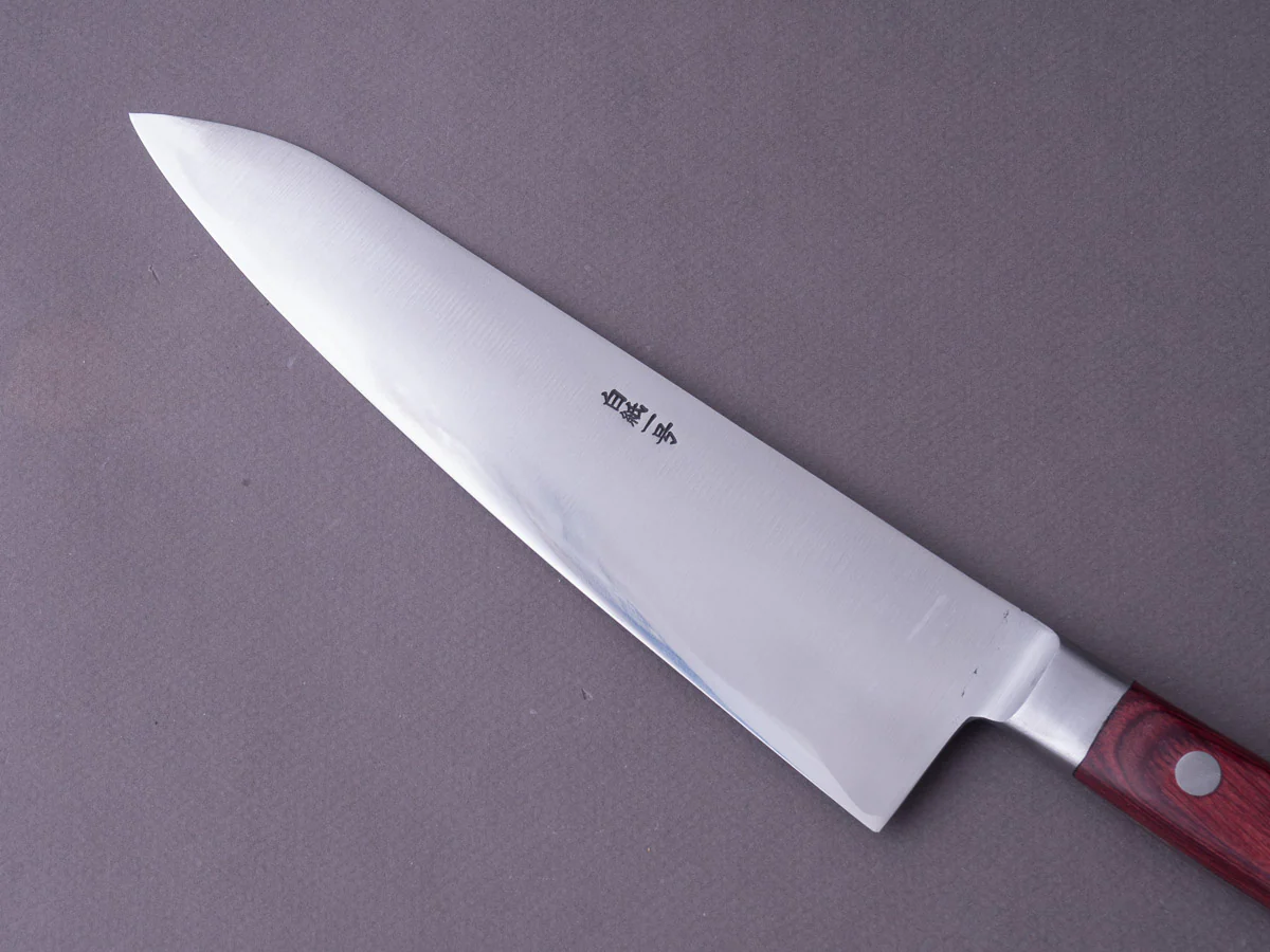 Goko Hamono - Kogetsu - Mono White #1 - Gyuto - 210mm - Western Handle - Image 5