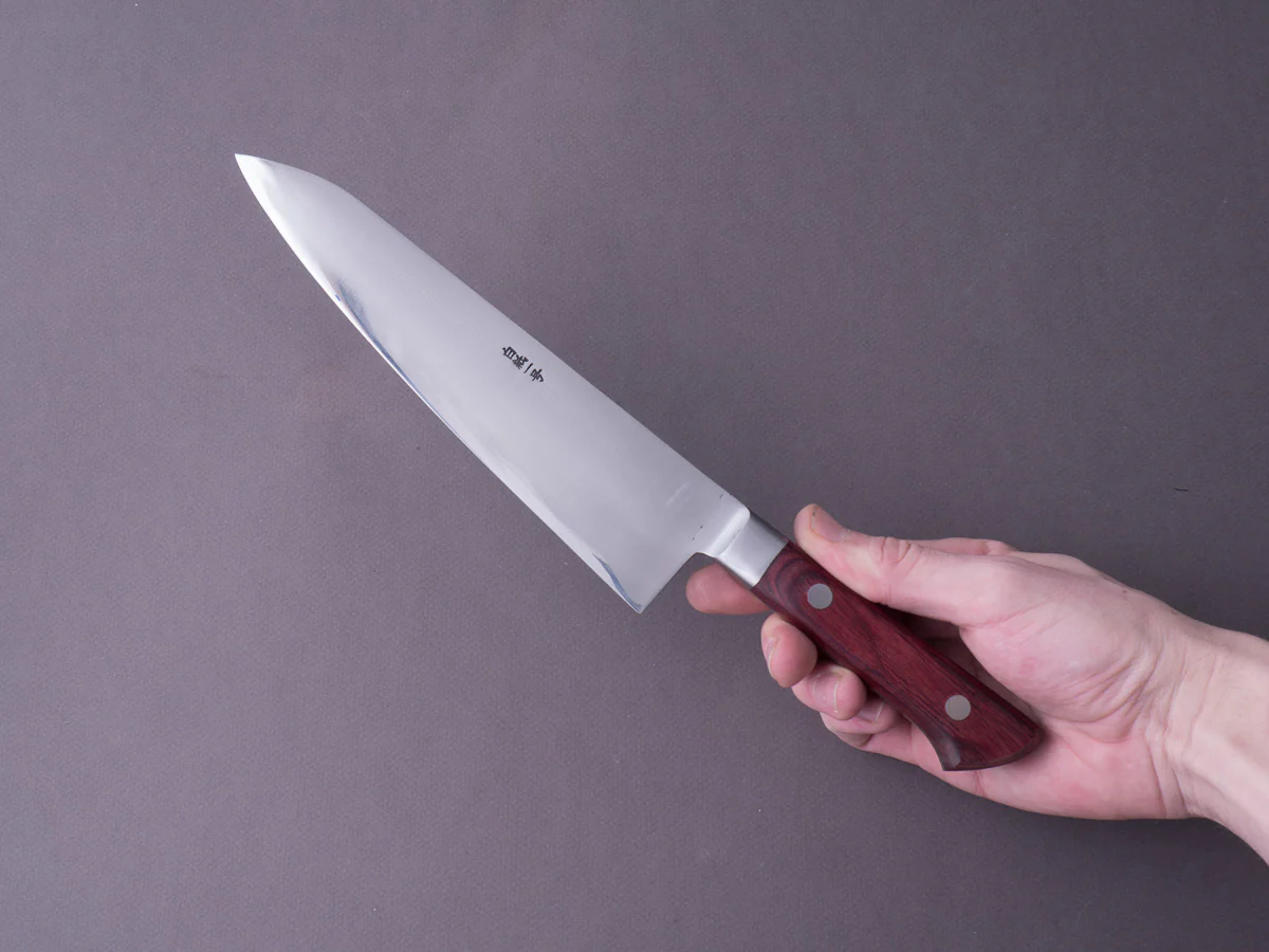 Goko Hamono - Kogetsu - Mono White #1 - Gyuto - 210mm - Western Handle - Image 7