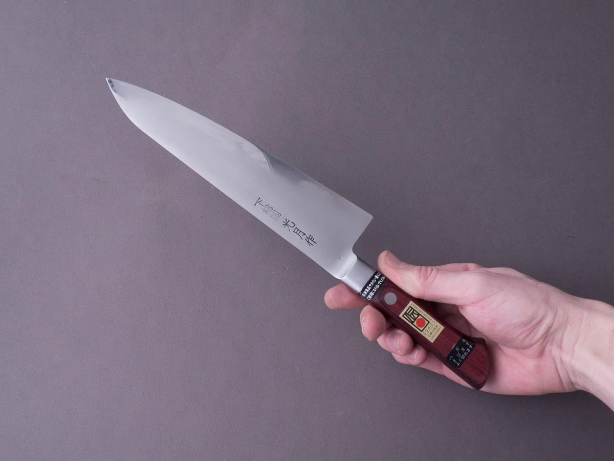 Goko Hamono - Kogetsu - Mono White #1 - Gyuto - 210mm - Western Handle - Image 8