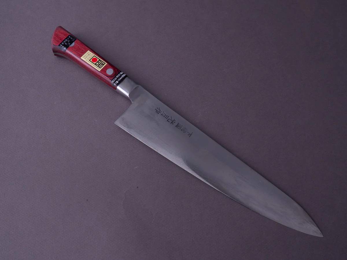 Goko Hamono - Kogetsu - Mono White #1 - 240mm Gyuto - Western Handle